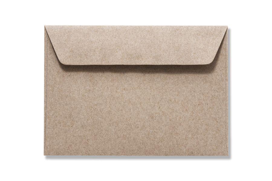 Briefhüllen C6 114x162 mm Haftklebend Recycling Grau 100 g/qm